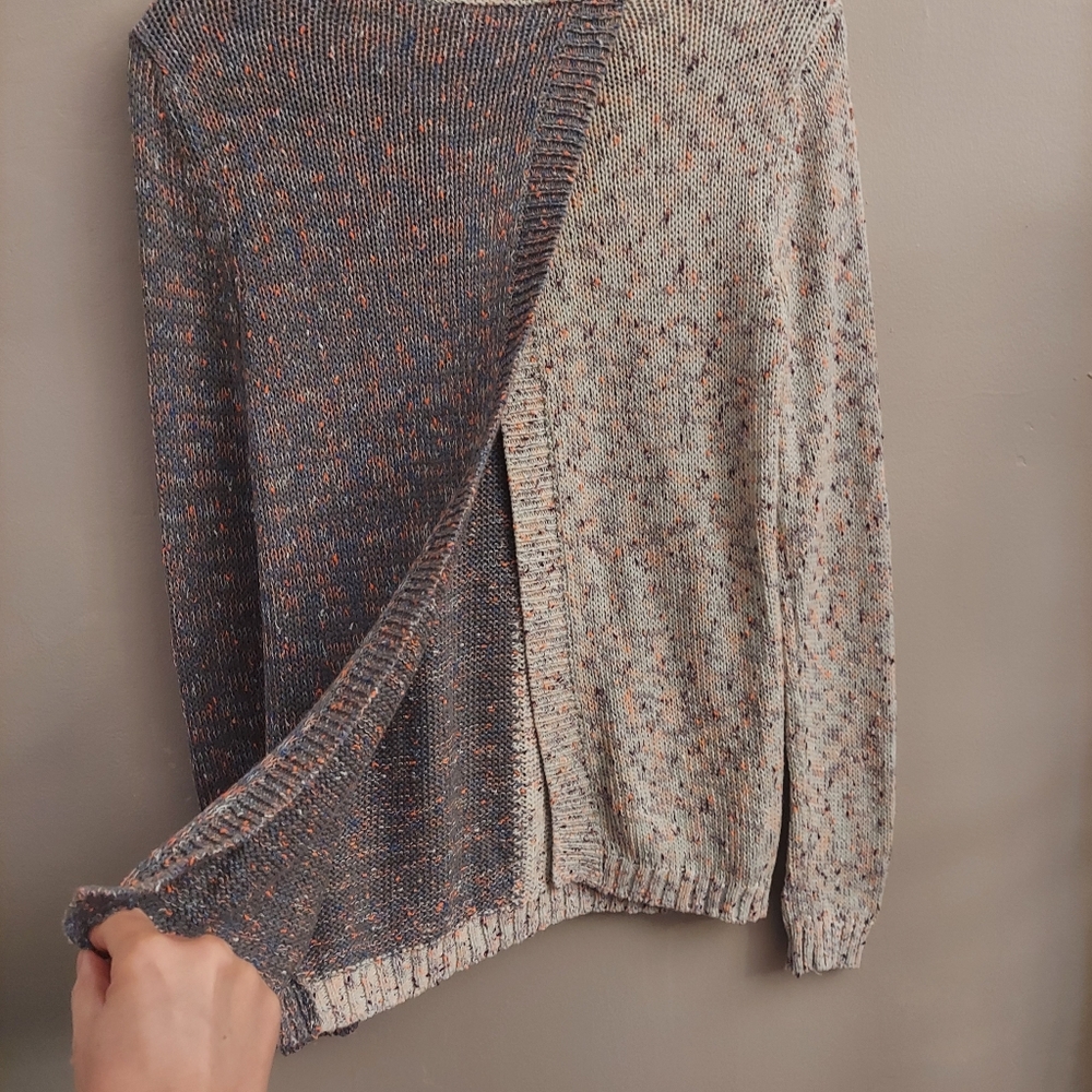 Bcbgeneration Two Tone Colorblock Split Back Crew… - image 8